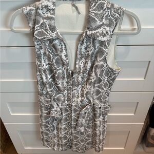 Urban Outfitters Snake Print Sleeveless jumper